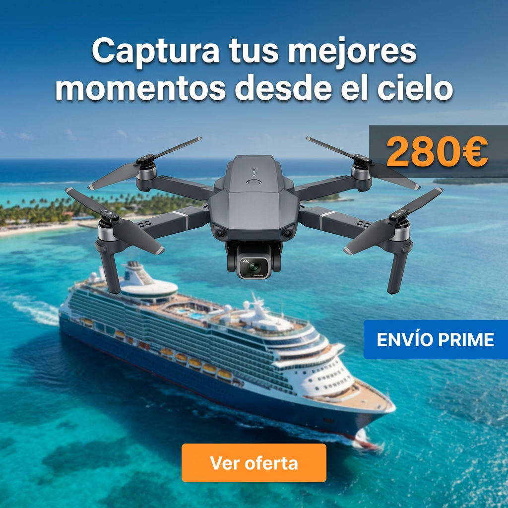 Drone Compacto con Cámara 4K